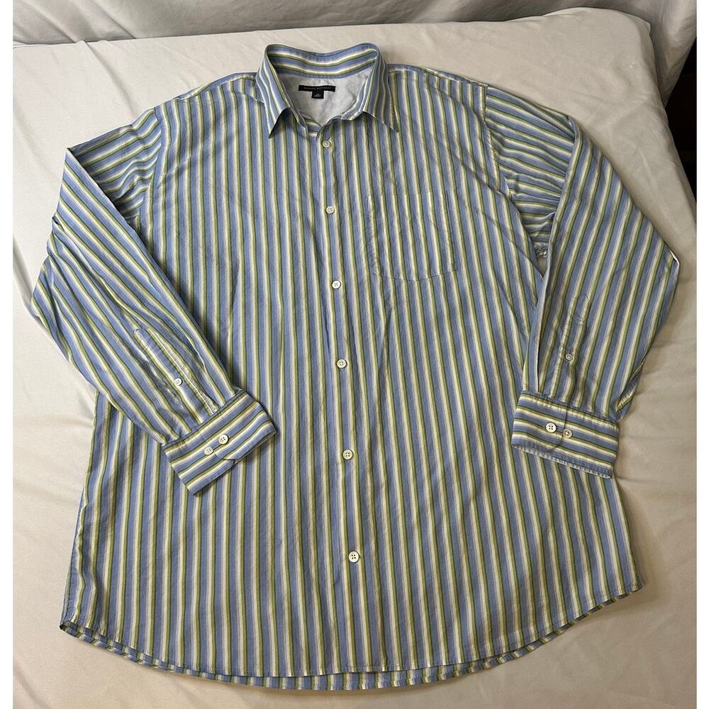 Men's‎ Banana Republic Striped Button-Down Shirt Size XL